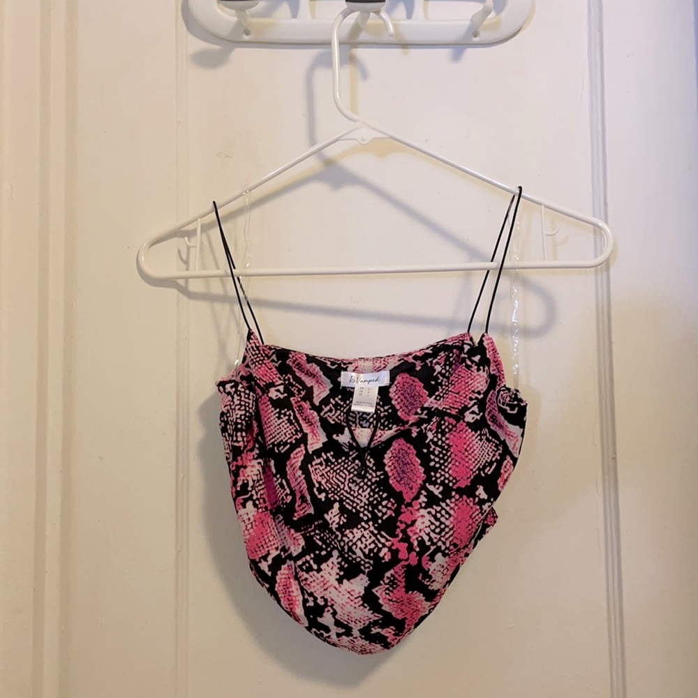 NWOT Silky crop top, super cute, never worn